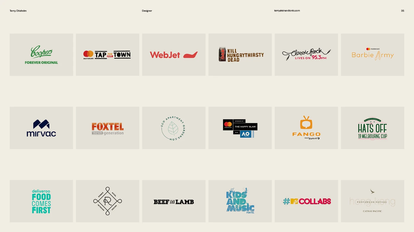 Terry Chisholm - Portfolio work 6